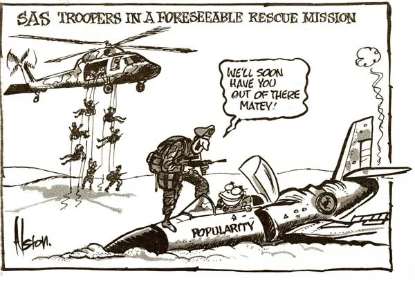 SAS Troopers in a foreseeable rescue mission - by Dean Alston