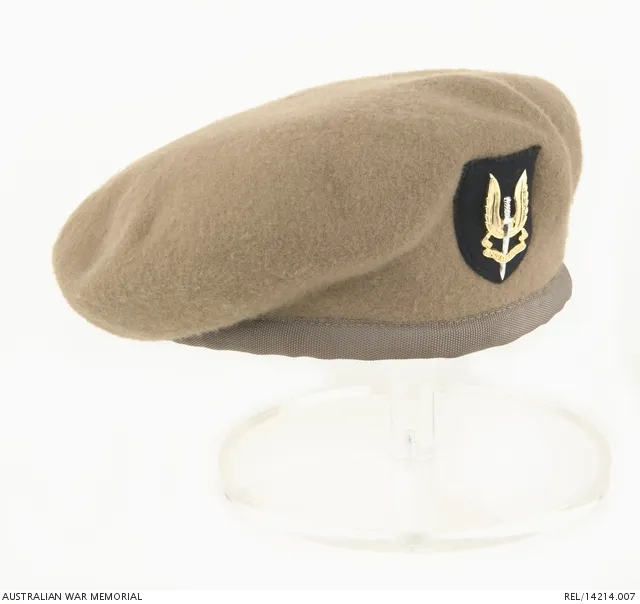 The SASR's Distinctive Badge on the Sandy Beret