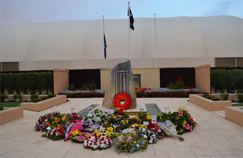 ANZAC Tributes at 'The Rock